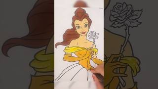 Coloring Belle | Beauty And The Beast | Disney Princess