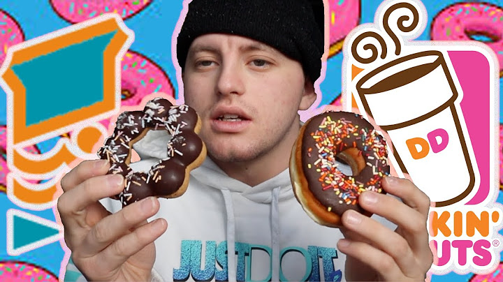 Dunkin' Doughnut Vs. Mister Doughnut (What taiste better?)