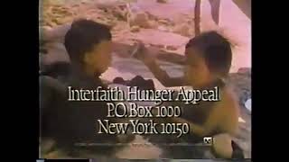 1981 Ad Council PSA - International Hunger Appeal - You Are the Hope of the Hungry