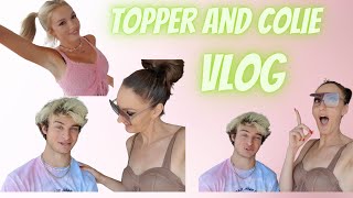 One day with Topper, Colie and Alex! TikTok challenge. Adventure in USA continues!