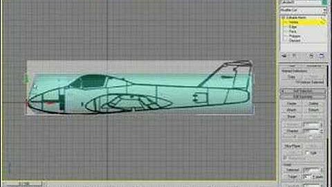 Learn how to make 3d airplane model-creating the fuselage #2