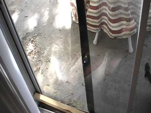 How to secure a patio door