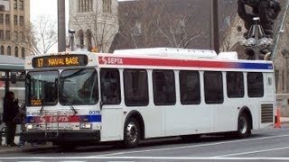 Southeastern Pennsylvania Transit (SEPTA) New Flyer D40LF #8077 on the 17