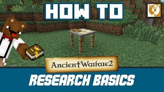 Research Basics - Ancient Warfare 2 [Minecraft 1.7.10] - Bear Games How To
