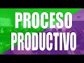 5.  EL PROCESO PRODUCTIVO