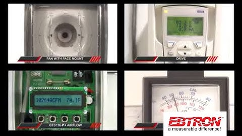 EBTRON Fan Inlet Airflow Performance Test