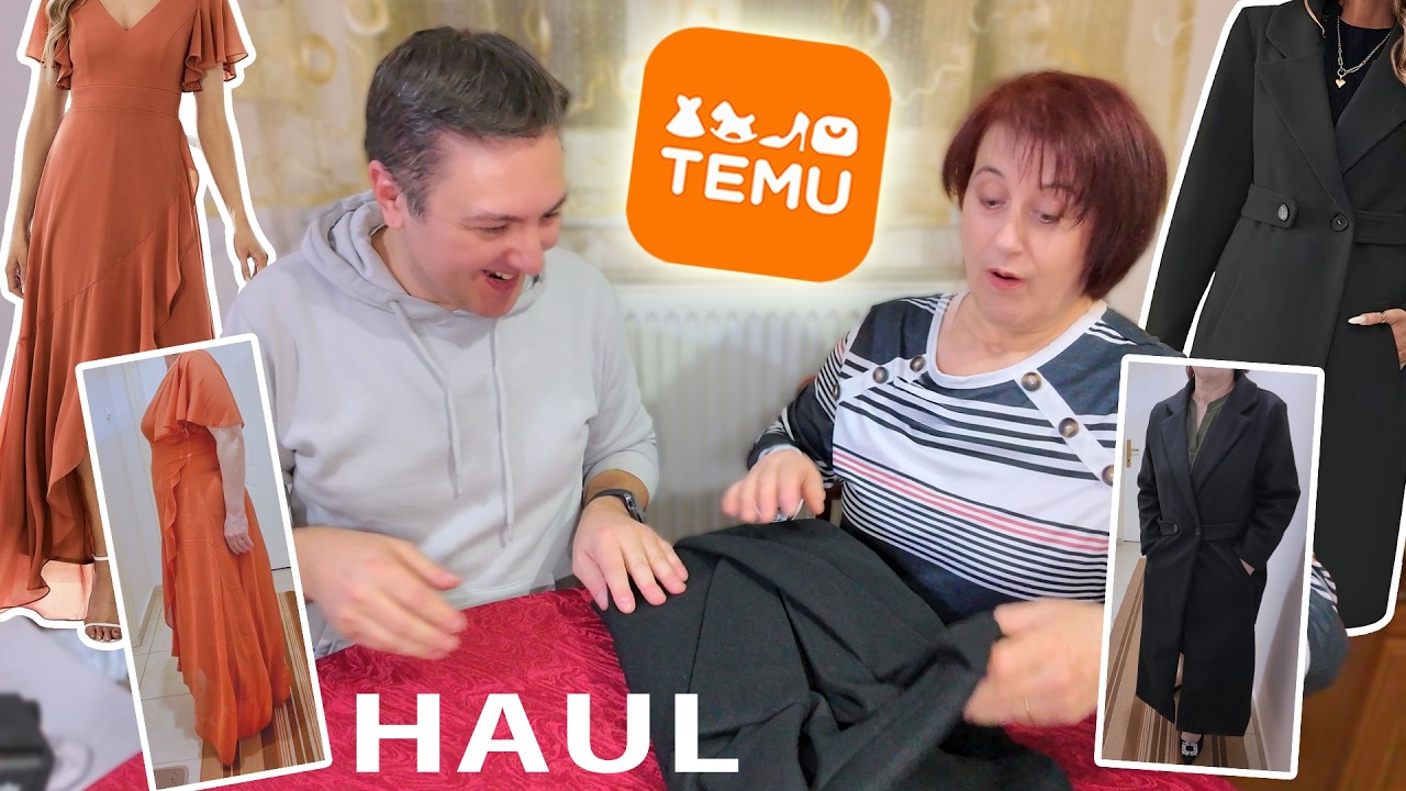 Ήρθε το παλτό & το φόρεμα της μαμάς μου από Temu! ✨