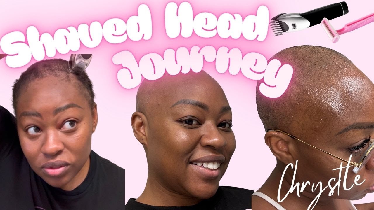 Big chop Bald | Natural Hair Journey | Edge Growth Journey | Shaved Head