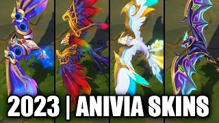 ALL ANIVIA SKINS SPOTLIGHT 2023 | League of Legends