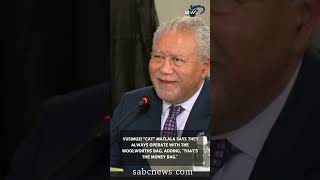 Vusimuzi  Matlala says they always operate with the Woolworths bag, adding, "That’s the money bag."