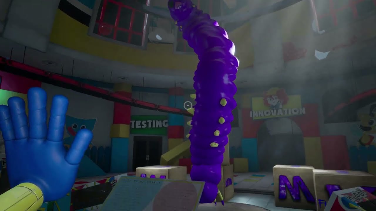 Thumbnail video untuk Caterworm sebagai Huggy Wuggy | Poppy Playtime - Chapter 1 | FULL GAME, Walkthrough, Gameplay, 4K