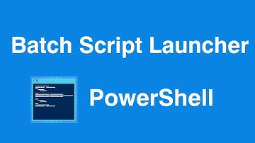 Windows Batch Script Create Launcher
