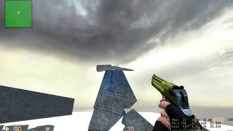 Counter-Strike Source Breakable walls test.
