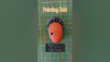 Painting Tobi magnet #tobi #obito #uchiha #akatsuki #naruto #anime #3dprint #painting