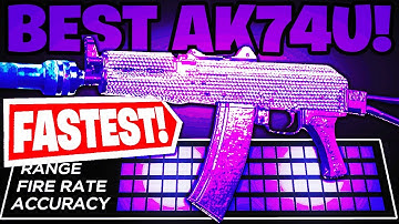the *FASTEST* AK74U CLASS in WARZONE SEASON 6!!🥰 (Best AK74u SMG Class Setup) Cold War Warzone
