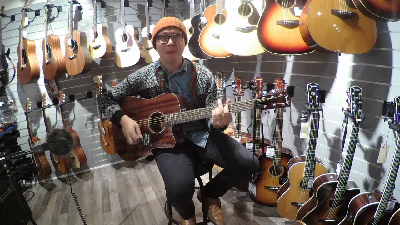 Fender CD 140 All Mahogany test.