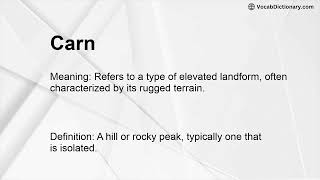 Carn Meaning