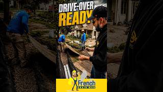 How to Build a Drive-Over French Drain