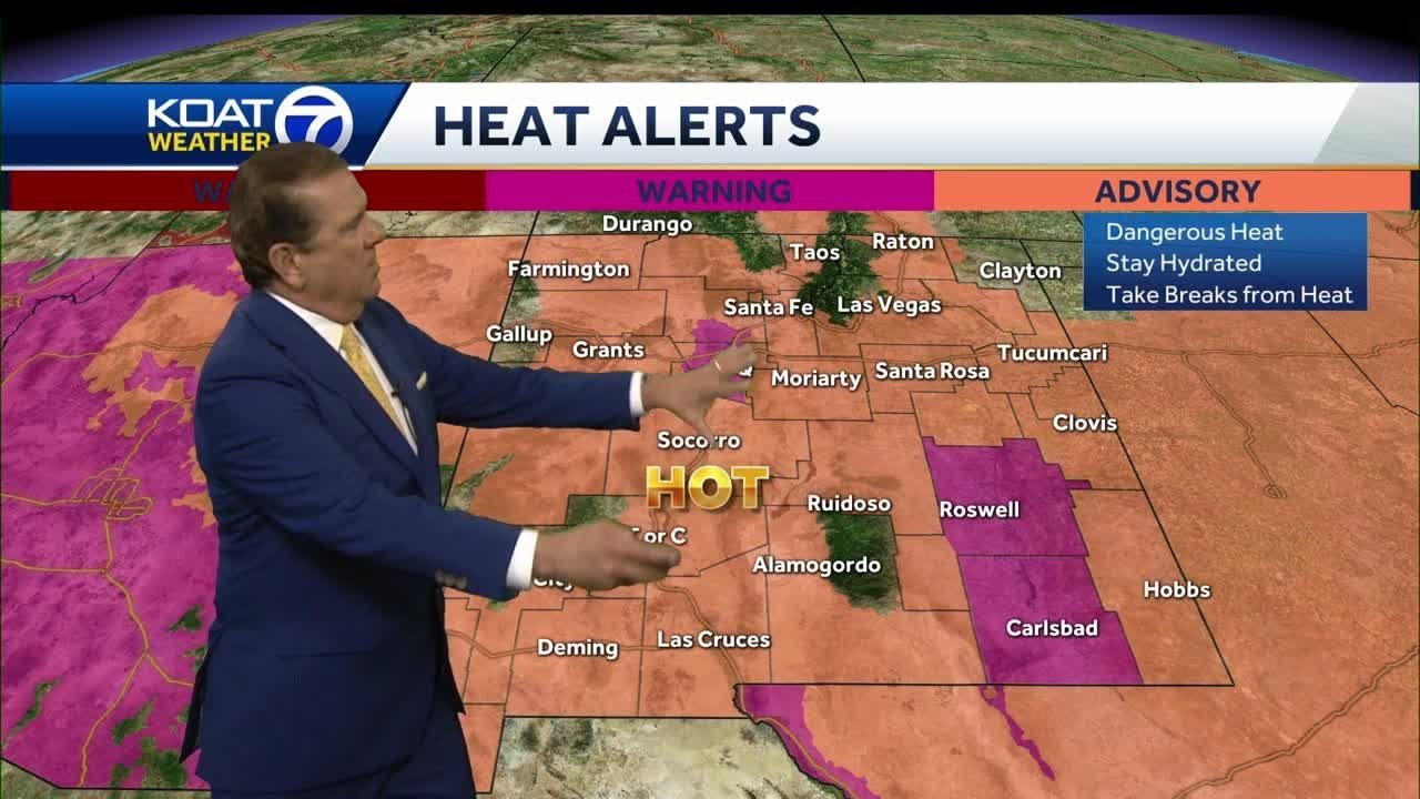 Heat advisories remain as daytime highs briefly lessen - YouTube