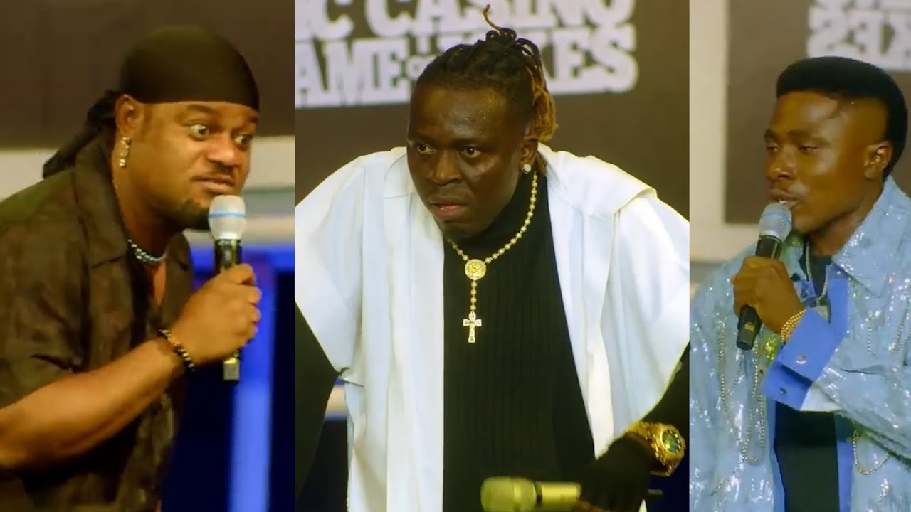 Akpororo, Mc Pashun and Edopikin Extra ordinary performance on stage...comment your favorite bellow