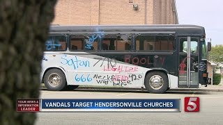 Vandals Target Churches In Hendersonville