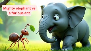 An elephant and an ant – English Moral Story for Kids | Elephant and Ant Story | Wonder Moral TV