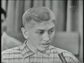 Bobby Fischer on the game show "I've Got A Secret", March 26, 1958.