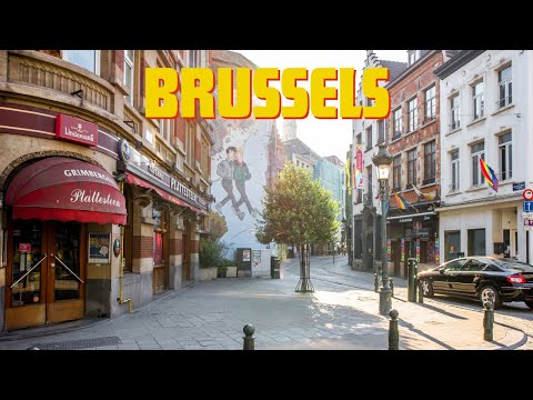 Video: Den mest kända attraktionen i Bryssel är Manneken Pis-fontänen