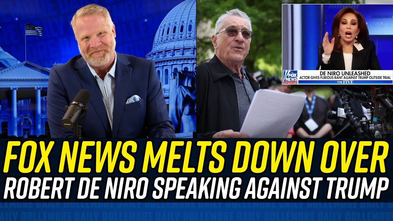 Rattled Fox News Anchors FREAK OUT Over Robert De Niro BLASTING TRUMP!!