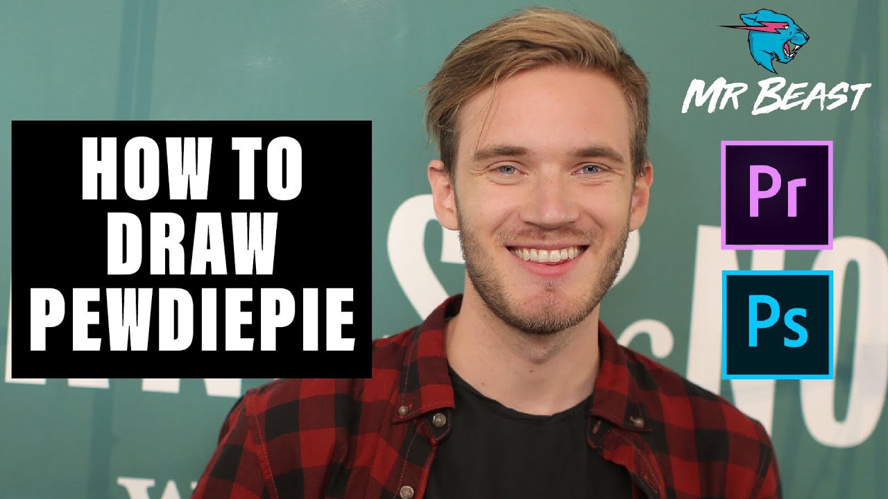 HOW TO DRAW PEWDIEPIE!!! YouTube
