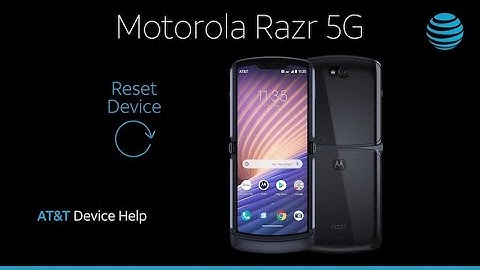 Learn How to Reset device on Your Motorola razr 5G | AT&T Wireless