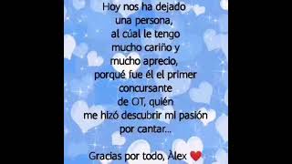 Descansa en paz, Àlex  💌 No te merecias esto 💜 Nunca te olvidaremos 💕