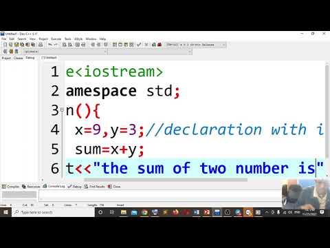 C++ Addition of two variables in Amharic for beginner