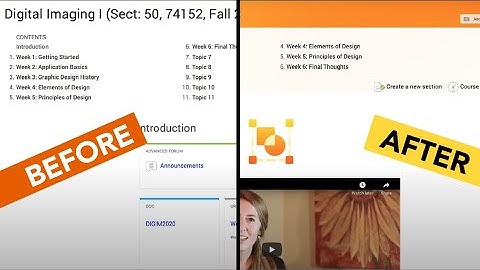 Moodle Course Homepage Comparisons #OnlineEducation