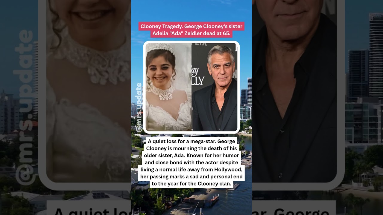 George Clooney's Sister DEAD at 65 💔 Family Tragedy 