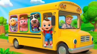 wheels bus song animal version more sing along kids songs