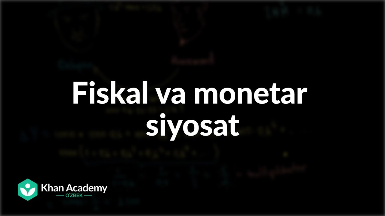 Fiskal va monetar siyosat | Qisqa davrda fiskal va monetar siyosat | Makroiqtisodiyot
