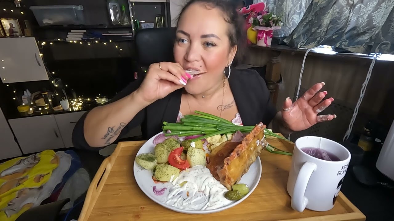 ! Хрю Мукбанг ! Такая как есть ❤️💕💞