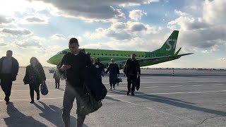 Перелёт Новосибирск - Абакан/ А\К S7 airlines/ embraer 170