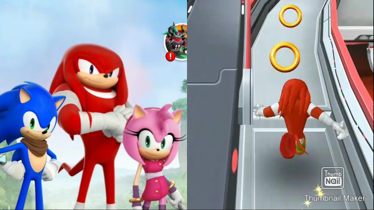 Sonic Dash 2 : Sonic Boom - KNUCKLE Gameplay Android, iOS | Kick Tom ...