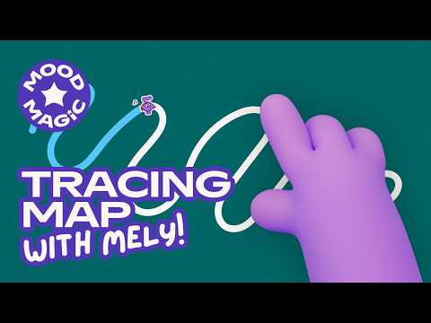 Finger Tracing with Mely ∂ 〽 | Calming Classroom Movement Activity for Focus & Relaxation 😌
