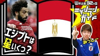 【ロシアW杯】エジプト代表を格付け！【出場32カ国ミッシランガイド 3/32】