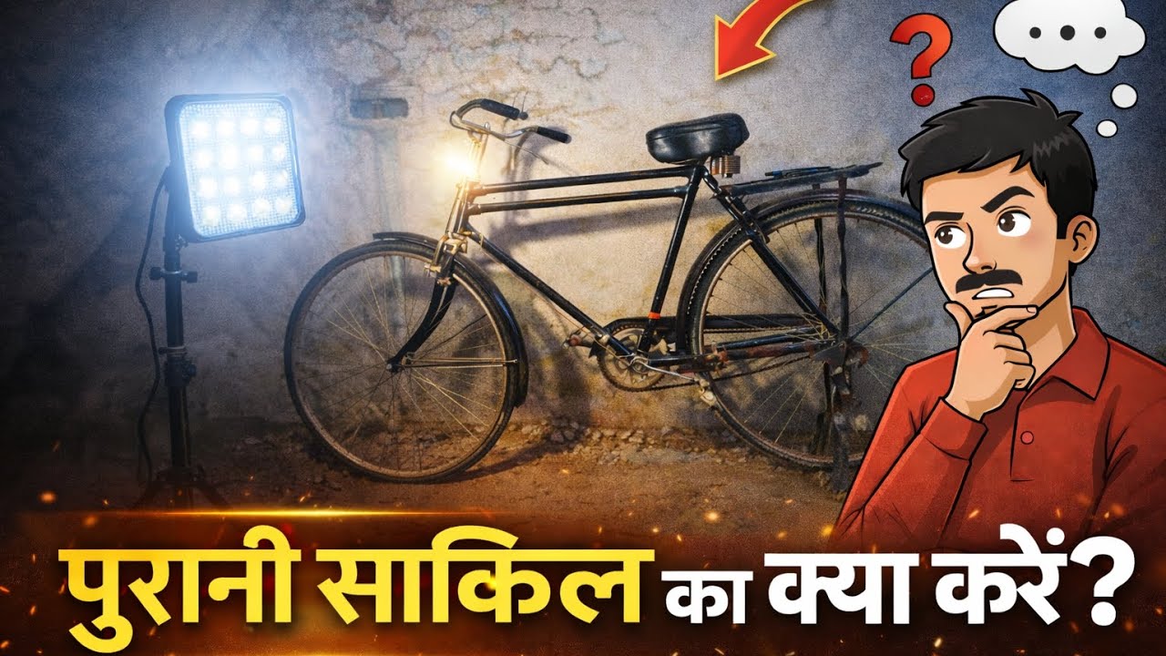 🚲 Cycle Me Lights Kaise Lagaye | Low Budget LED Cycle Modification 
