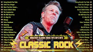 Pink Floyd, The Who, CCR, AC/DC, The Police, Aerosmith, Queen 🔥 Power Ballads | Classic Rock Songs