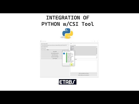 Auto Report Generator Application with Python - ETABS API