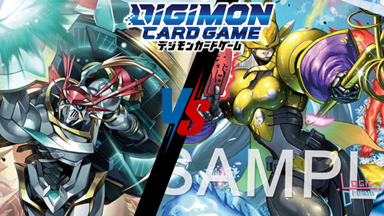 デジカ Digimon Card Game 紅蓮騎士獸 VS 沙古牙獸