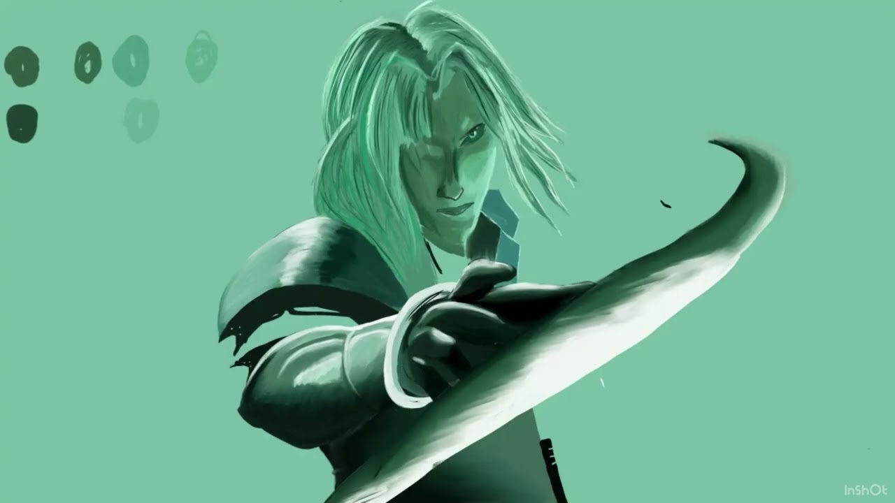 Sephiroth (Final Fantasy 7) Fanart TIMELAPSE