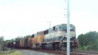 SD70MAc BNSF #9728 (DPU),  coal train