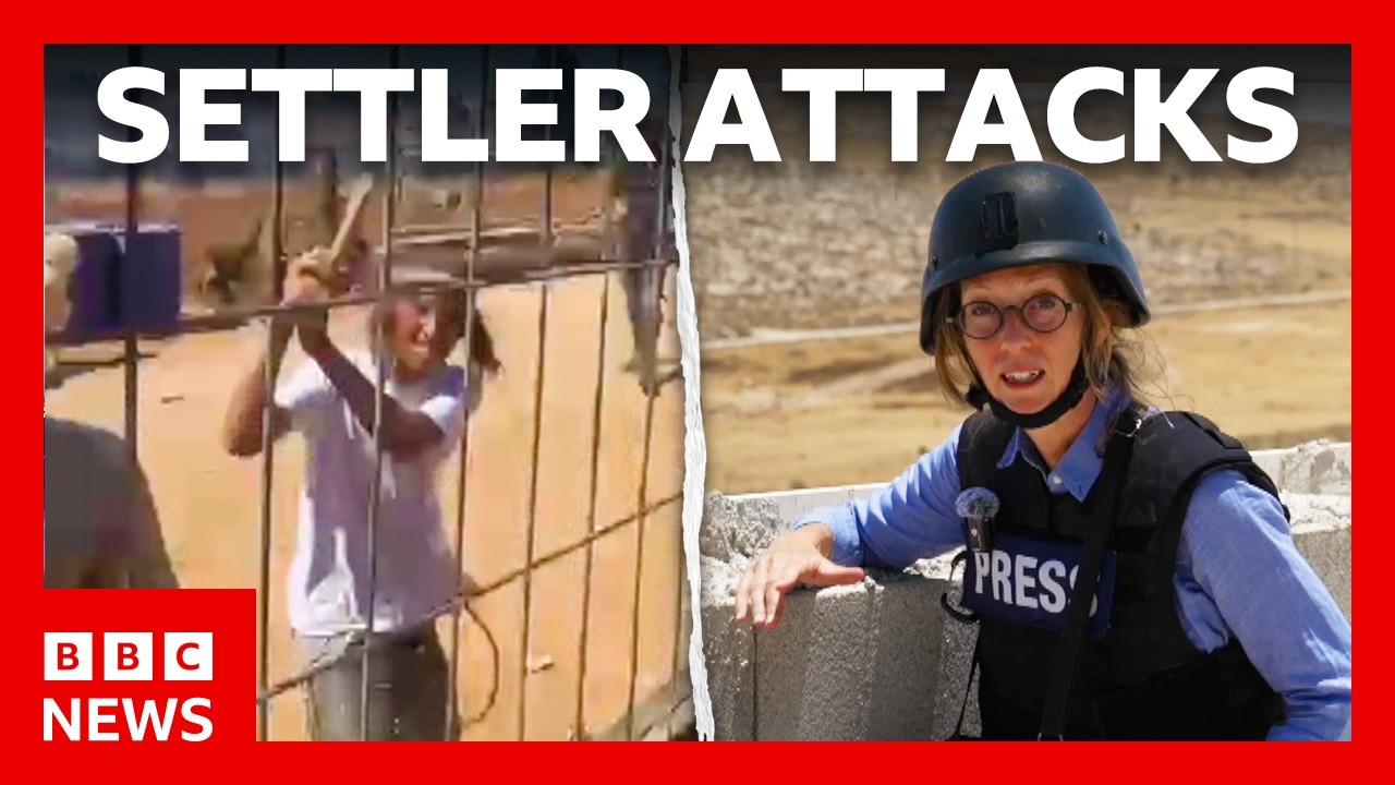 Life in a Palestinian village facing weekly settler attacks | BBC News Life in a Palestinian village facing weekly settler attacks | BBC News