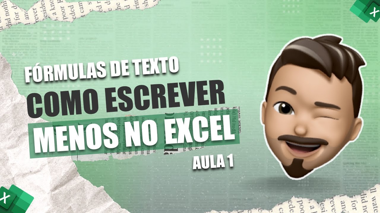 Como escrever menos no Excel | Aula 1/4 | MAIÚSCULA, MINÚSCULA e PRI ...